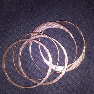 5 piece bronze milor italy bracelets
